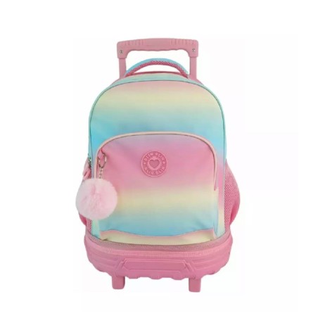 713 Mochila escolar con ruedas Toybags Blin Blin Gradient Pink