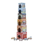 796 Torre Encajable Ciudad Con Coches Little