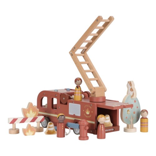 840 Set de Bomberos con Camión FSC Little Du