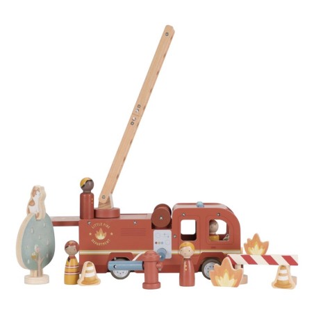 841 Set de Bomberos con Camión FSC Little Du