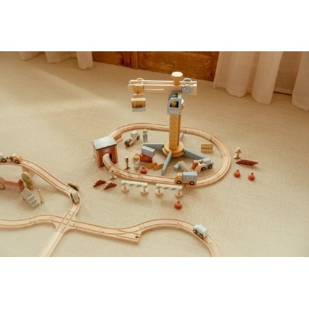 858 Set Construcción con Grúa FSC Little Dut