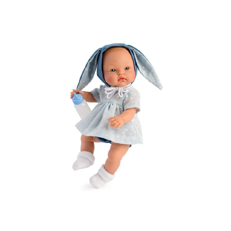 876 ALEX VESTIDO CELESTE PINTITAS BLANCAS 876 ALEX VESTIDO CELESTE PINTITAS BLANCAS