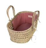 969 CAPAZO PEQUEÑO HOJA PALMA MUSA ROSA